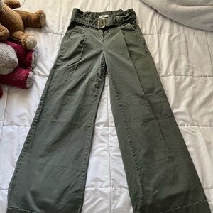 Express Olive Green Trousers